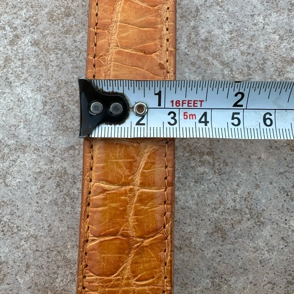 Genuine Alligator Leather Belt